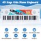 Portable 49-Key Kids Keyboard Piano with 8 Rhythms, 8 Tones and Microphone